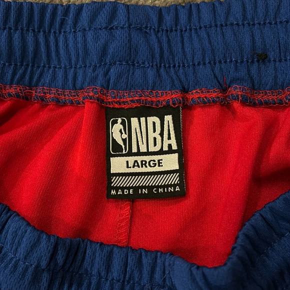 NBA Red and Blue Basketball Shorts - Picture 3 of 4